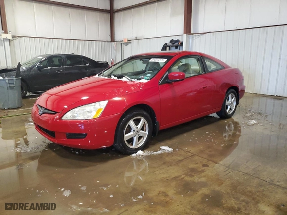 2005 Honda Accord Cpe EX with VIN 1HGCM72775A011861, listed as a Copart auction lot 89004275 with NaN miles and Salvage Title. Bid and sale history available at carsss.com. Image 1.