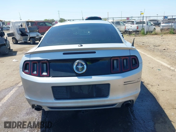 2013 Ford Mustang V6 with VIN 1ZVBP8AM4D5212653, listed as a IAAI auction lot 42090402 with 134,437 mi miles. Bid and sale history available at carsss.com. Image 16.