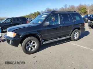 2003 Nissan Pathfinder LE z VIN JN8DR09Y63W827359, wystawiony jako Copart lot #48225964 z przebiegiem 185 823 mil mil oraz Nie do naprawy • Non repairable. Historia ofert i sprzedaży dostępna na DreamBid. Obrazek 1.