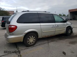 2007 Chrysler Town & Country LWB Touring with VIN 2A4GP54L07R281688, listed as a Copart auction lot 89054885 with 222,047 mi miles and Non Repairable. Bid and sale history available at carsss.com. Image 3.