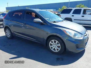 2012 Hyundai Accent GS with VIN KMHCT5AE4CU007554, listed as a IAAI auction lot 40129757 with 86,328 mi miles. Bid and sale history available at carsss.com. Image 1.