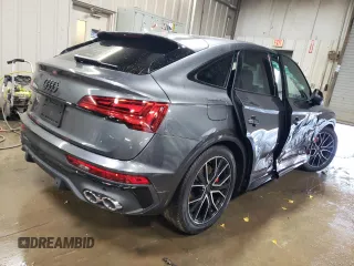 2024 Audi SQ5 Sportback Premium Plus with VIN WA124AFY0R2138097, listed as a Copart auction lot 79885334 with 73 mi miles and Salvage Title. Bid and sale history available at DreamBid. Image 3.