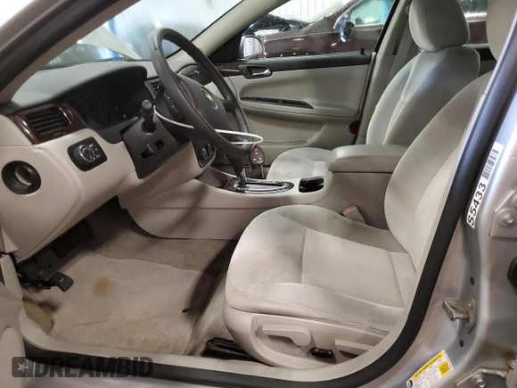 2014 Chevrolet Impala LS with VIN 2G1WA5E36E1178054, listed as a Copart auction lot 54415845 with 65,232 mi miles and Clean Title. Bid and sale history available at DreamBid. Image 7.