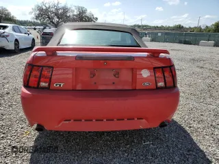 2003 Ford Mustang GT Deluxe with VIN 1FAFP45X63F365017, listed as a Copart auction lot 55574005 with 145,983 mi miles and Clean Title. Bid and sale history available at carsss.com. Image 6.