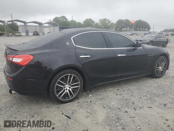 2015 Maserati Ghibli z VIN ZAM57XSA6F1158678, wystawiony jako Copart lot #51920245 z przebiegiem 87 158 mil mil oraz Czysty tytuł • Clean title. Historia ofert i sprzedaży dostępna na DreamBid. Obrazek 3.
