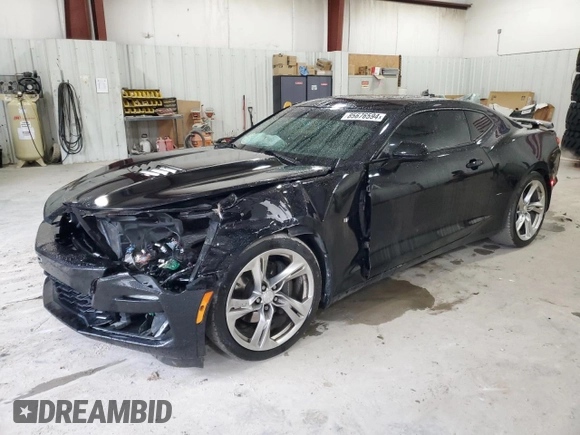 2019 Chevrolet Camaro 2SS z VIN 1G1FH1R76K0129350, wystawiony jako Copart lot #85676594 z przebiegiem 74 216 mil mil oraz Szkoda całkowita • Salvage title. Historia ofert i sprzedaży dostępna na DreamBid. Obrazek 1.