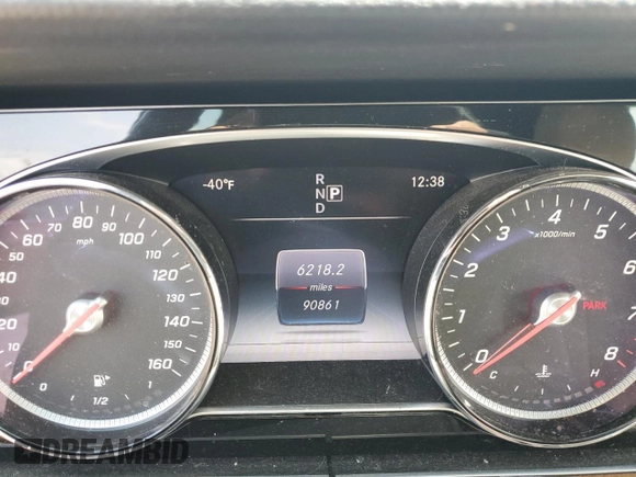 2017 Mercedes-Benz E 300 Luxury with VIN WDDZF4JB9HA054468, listed as a Copart auction lot 55633075 with 90,861 mi miles and Salvage Title. Bid and sale history available at DreamBid. Image 9.