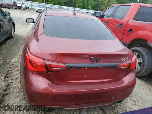 2016 Infiniti Q50 Premium с VIN JN1EV7AP6GM301115, выставлен на аукционе Copart как лот 54443635 с пробегом 90 135 миль миль и Списание • Salvage title. История ставок и продаж доступна на DreamBid. Изображение 6.