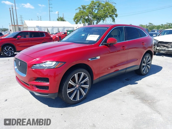 2017 Jaguar F-Pace 35t Prestige with VIN SADCK2BV6HA082810, listed as a IAAI auction lot 42030622 with 87,693 mi miles and . Bid and sale history available at DreamBid. Image 2.