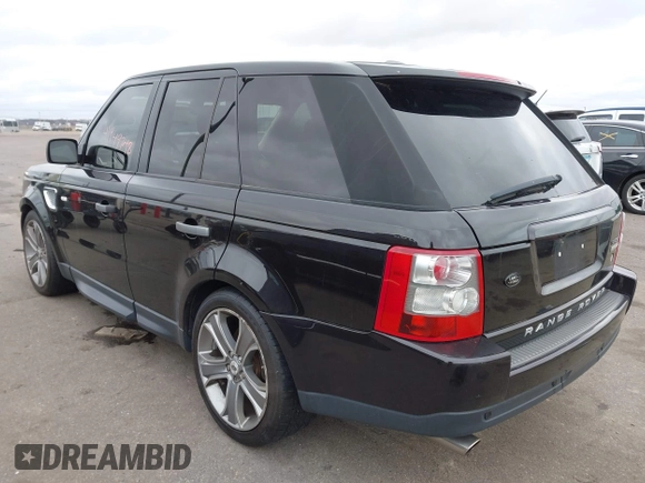 2009 Land Rover Range Rover Sport SC with VIN SALSH23419A203927, listed as a IAAI auction lot 41949748 with 165,684 mi miles and . Bid and sale history available at DreamBid. Image 3.