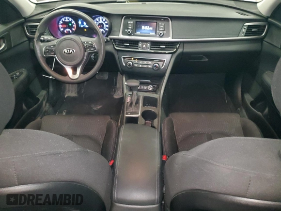 2017 Kia Optima LX with VIN 5XXGT4L39HG148788, listed as a Copart auction lot 59175675 with 89,226 mi miles and Salvage title. Bid and sale history available at DreamBid. Image 8.