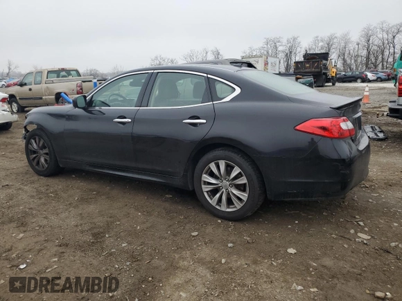 2011 Infiniti M with VIN JN1BY1AR5BM372565, listed as a Copart auction lot 84154384 with 318,255 mi miles and Salvage Title. Bid and sale history available at carsss.com. Image 2.