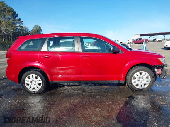 2015 Dodge Journey American Value Pkg with VIN 3C4PDCAB8FT610745, listed as a IAAI auction lot 41812606 with 252,734 mi miles. Bid and sale history available at carsss.com. Image 14.