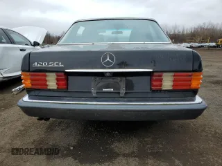 1991 Mercedes-Benz 420 Series 420SEL with VIN WDBCA35E6MA588873, listed as a Copart auction lot 49659915 with 85,565 mi miles and Non Repairable. Bid and sale history available at carsss.com. Image 6.