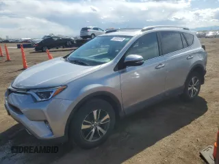 2018 Toyota RAV4 XLE with VIN 2T3RFREV2JW699448, listed as a Copart auction lot 55345975 with 46,437 mi miles and Salvage Title. Bid and sale history available at DreamBid. Image 1.