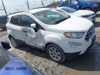 2020 Ford EcoSport SE z VIN MAJ3S2GE0LC361466, wystawiony jako IAAI lot #41770249 z przebiegiem 69 218 mil mil oraz . Historia ofert i sprzedaży dostępna na DreamBid. Obrazek 1.
