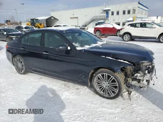 2018 BMW 5 Series 530e xDrive with VIN WBAJB1C58JG623335, listed as a Copart auction lot 44366485 with 156,322 mi miles and Salvage Title. Bid and sale history available at carsss.com. Image 4.
