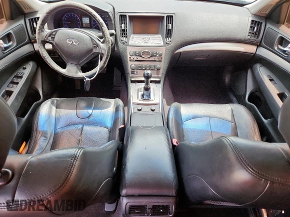 2012 Infiniti G25 Journey with VIN JN1DV6AP5CM810712, listed as a Copart auction lot 63516025 with 177,219 mi miles and Salvage title. Bid and sale history available at DreamBid. Image 8.