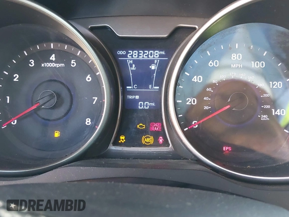 2013 Hyundai Veloster w/Black Int with VIN KMHTC6AD4DU151409, listed as a IAAI auction lot 42639582 with 283,208 mi miles and . Bid and sale history available at DreamBid. Image 7.
