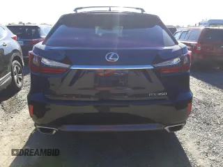 2017 Lexus RX with VIN 2T2BZMCAXHC055613, listed as a Copart auction lot 66946982 with 52,047 mi miles. Bid and sale history available at carsss.com. Image 6.