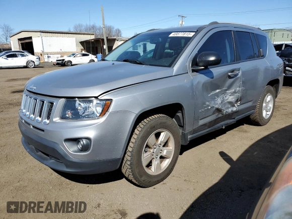 2017 Jeep Compass Sport with VIN 1C4NJCBAXHD189206, listed as a Copart auction lot 48877815 with 68,032 mi miles and Salvage Title. Bid and sale history available at carsss.com. Image 1.