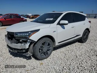 2022 Acura RDX w/A-Spec Package with VIN 5J8TC1H63NL005607, listed as a Copart auction lot 46160615 with 43,821 mi miles and Salvage Title. Bid and sale history available at carsss.com. Image 1.