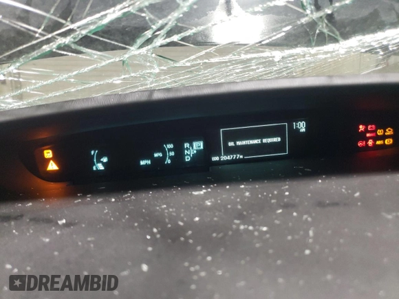 2011 Toyota Prius I with VIN JTDKN3DU3B5330763, listed as a Copart auction lot 47136565 with 204,777 mi miles and Salvage Title. Bid and sale history available at DreamBid. Image 9.