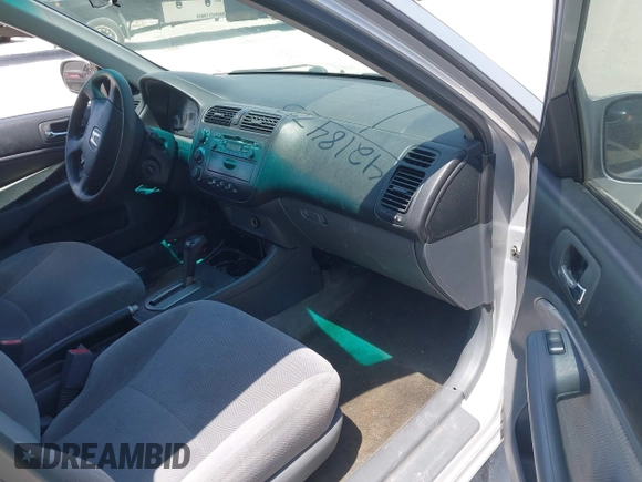 2002 Honda Civic EX with VIN 2HGES26752H548303, listed as a IAAI auction lot 42184753 with 138,873 mi miles and . Bid and sale history available at DreamBid. Image 5.