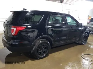 2016 Ford Utility Police Interceptor with VIN 1FM5K8AR9GGB96917, listed as a Copart auction lot 71740794 with 0 mi miles and Salvage Title. Bid and sale history available at carsss.com. Image 3.