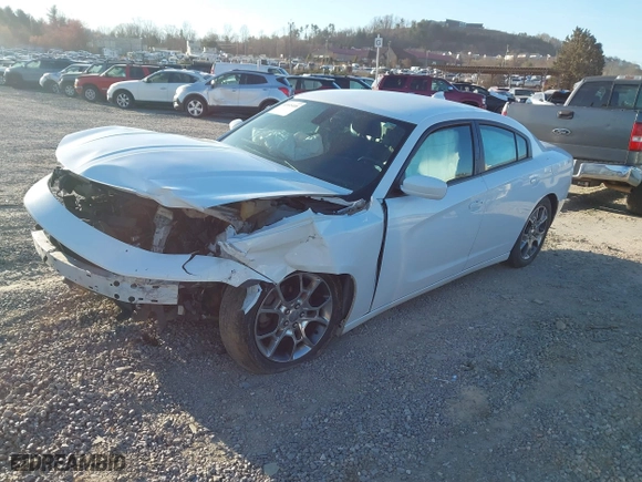 2016 Dodge Charger SXT with VIN 2C3CDXJG4GH259669, listed as a IAAI auction lot 41805408 with 207,187 mi miles. Bid and sale history available at carsss.com. Image 18.