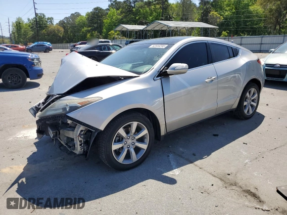 2010 Acura ZDX Tech Pkg with VIN 2HNYB1H4XAH503178, listed as a Copart auction lot 52559295 with 129,601 mi miles and Salvage Title. Bid and sale history available at carsss.com. Image 1.