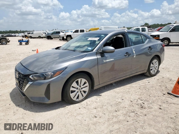 2024 Nissan Sentra S with VIN 3N1AB8BV9RY290847, listed as a Copart auction lot 59682875 with 28,826 mi miles and Salvage title. Bid and sale history available at DreamBid. Image 1.