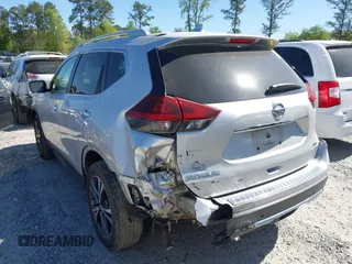 2019 Nissan Rogue SV with VIN 5N1AT2MT6KC787285, listed as a IAAI auction lot 42049656 with 93,639 mi miles and . Bid and sale history available at DreamBid. Image 3.