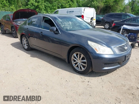 2007 Infiniti G35 Sedan G35x with VIN JNKBV61F87M823504, listed as a IAAI auction lot 42166411 with 182,250 mi miles. Bid and sale history available at carsss.com. Image 1.