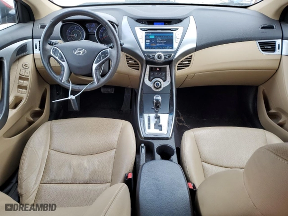 2011 Hyundai Elantra Ltd with VIN KMHDH4AE9BU151714, listed as a Copart auction lot 89160755 with 53,059 mi miles and Salvage Title. Bid and sale history available at carsss.com. Image 8.