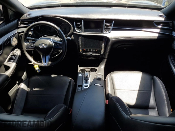 2023 Infiniti QX50 Sport with VIN 3PCAJ5FA8PF116427, listed as a Copart auction lot 56486685 with 34,769 mi miles and Salvage title. Bid and sale history available at DreamBid. Image 8.