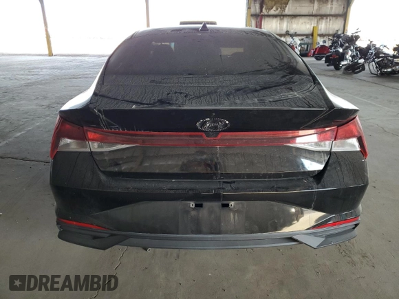 2021 Hyundai Elantra SEL with VIN 5NPLS4AG8MH042256, listed as a Copart auction lot 88376455 with 82,524 mi miles and Salvage Title. Bid and sale history available at carsss.com. Image 6.