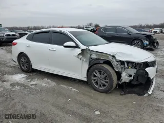 2020 Kia Optima LX with VIN 5XXGT4L31LG402955, listed as a Copart auction lot 45785445 with 124,880 mi miles and Salvage Title. Bid and sale history available at carsss.com. Image 4.