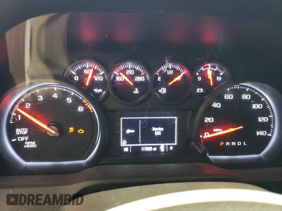 2023 Chevrolet Silverado 1500 Work Truck with VIN 3GCNAAEK6PG338222, listed as a Copart auction lot 53997895 with 111,926 mi miles and Clean Title. Bid and sale history available at DreamBid. Image 9.