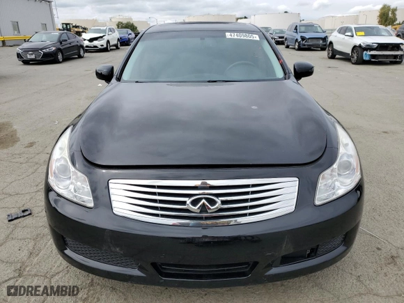 2007 Infiniti G35 Sedan Sport with VIN JNKBV61E77M726852, listed as a Copart auction lot 47409805 with 107,188 mi miles and Salvage Title. Bid and sale history available at carsss.com. Image 5.