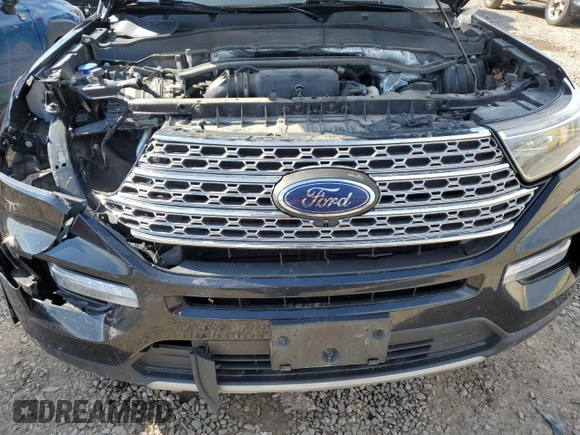 2020 Ford Explorer Limited with VIN 1FMSK8FHXLGB45021, listed as a Copart auction lot 53300745 with 122,959 mi miles and Salvage Title. Bid and sale history available at carsss.com. Image 12.