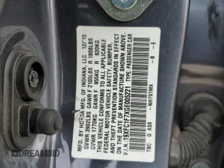 2016 Honda Civic EX-L with VIN 19XFC1F7XGE005221, listed as a Copart auction lot 45102294 with Not provided miles and Salvage title. Bid and sale history available at DreamBid. Image 12.
