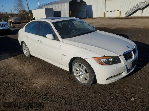 2007 BMW 3 Series 328xi with VIN WBAVC93507KZ70886, listed as a Copart auction lot 80347444 with 0 mi miles and Clean Title. Bid and sale history available at carsss.com. Image 4.