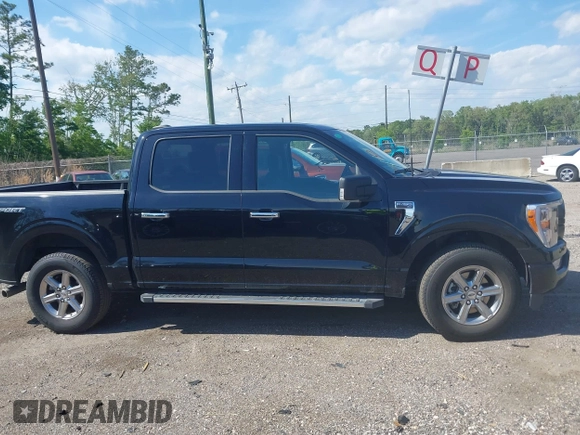 2023 Ford F-150 XL with VIN 1FTEW1C54PFB84125, listed as a IAAI auction lot 42045019 with 43,376 mi miles. Bid and sale history available at carsss.com. Image 13.