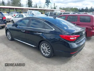2015 Hyundai Sonata Limited with VIN 5NPE34AF3FH016440, listed as a IAAI auction lot 42057243 with 113,324 mi miles and . Bid and sale history available at carsss.com. Image 3.