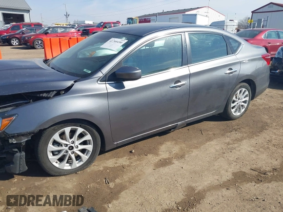 2019 Nissan Sentra SV with VIN 3N1AB7AP4KY433755, listed as a IAAI auction lot 41785490 with 81,756 mi miles and . Bid and sale history available at DreamBid. Image 14.