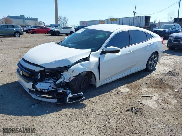 2019 Honda Civic Sedan LX with VIN 2HGFC2F61KH537713, listed as a IAAI auction lot 41774065 with NaN miles. Bid and sale history available at carsss.com. Image 2.