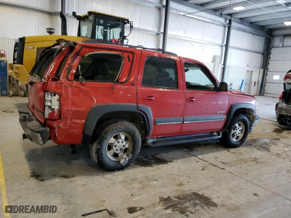 2002 Chevrolet Tahoe LT with VIN 1GNEK13Z72J273456, listed as a Copart auction lot 47582045 with 154,863 mi miles and Salvage Title. Bid and sale history available at carsss.com. Image 3.