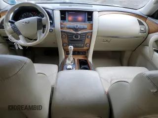 2014 Infiniti QX80 with VIN JN8AZ2NC4E9350828, listed as a Copart auction lot 72856614 with 80,717 mi miles and Salvage Title. Bid and sale history available at carsss.com. Image 8.