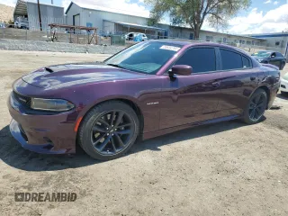 2022 Dodge Charger R/T with VIN 2C3CDXCTXNH246366, listed as a Copart auction lot 55634795 with 35,408 mi miles and Salvage title. Bid and sale history available at DreamBid. Image 1.